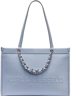 NWT Karl Lagerfeld Paris Savoie Large Leather Tote Bag